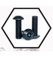 Socket Button Head Screws – Domed Button Head Allen Screws for Aesthetic and Secure Fastening in Panels, Furniture and Machinery – Stainless Steel and Alloy Steel, Metric and Inch, Zinc or Passivated Finish, Socket Drive